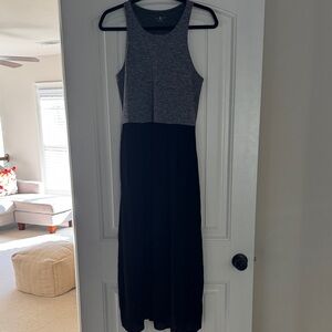 Lou & Grey Charcoal and Black Maxi Dress